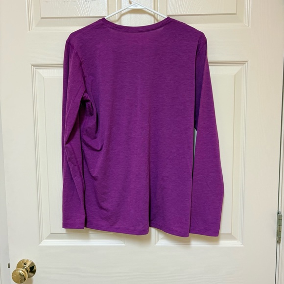 Brooks Women's Purple Long Sleeve Tee - Picture 5 of 5
